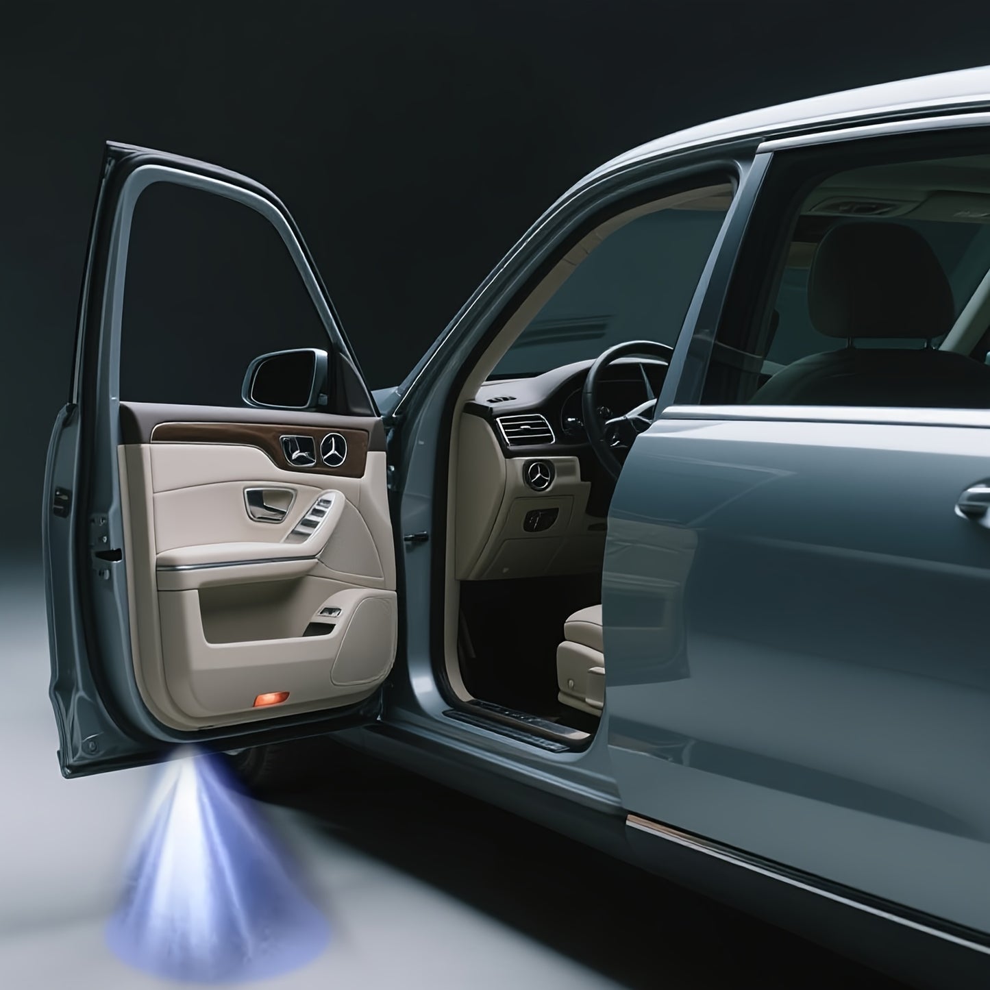 2 stk. Ultra-Sterk LED Bildør Logo Projektor